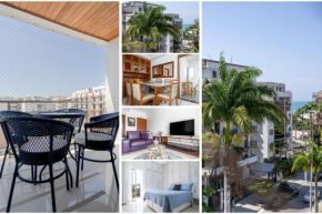 3Qts a 200m da PRAIA DO FORTE com GARAGEM, Varandas e Wi-fi